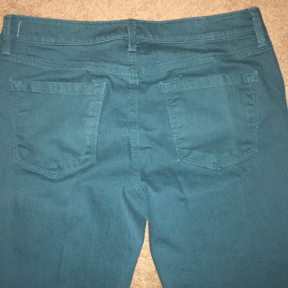 NEW Green Ann Taylor Loft Jeans size 8